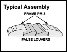 Cut Sheet View - False Louver